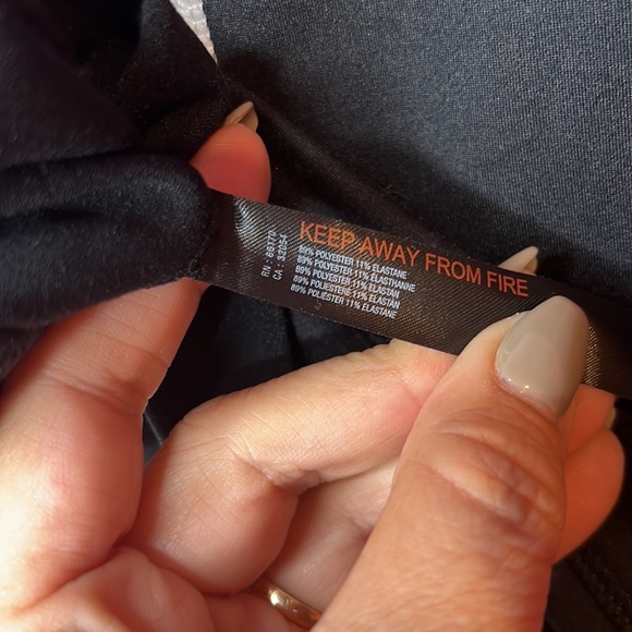 Free People hooded reflective top black size medium and small - Picture 4 of 6